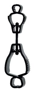 Clip Gloves Croc Grip Multi Purpose Black 79902951 FRGLVGRIPBK0000