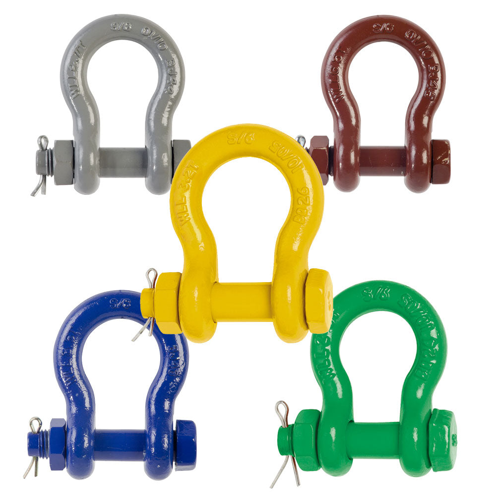 Shackle Bolt Type Anchor Tested Screw Pin WLL 55T 63 x 70mm 91260141 244363