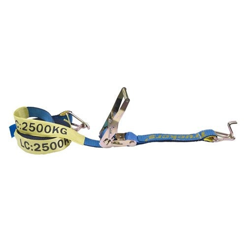 Strap Tie Down Ratchet + Hooks 50mm x 12m 2.5T 91298131 91298131 RTD055PL-12