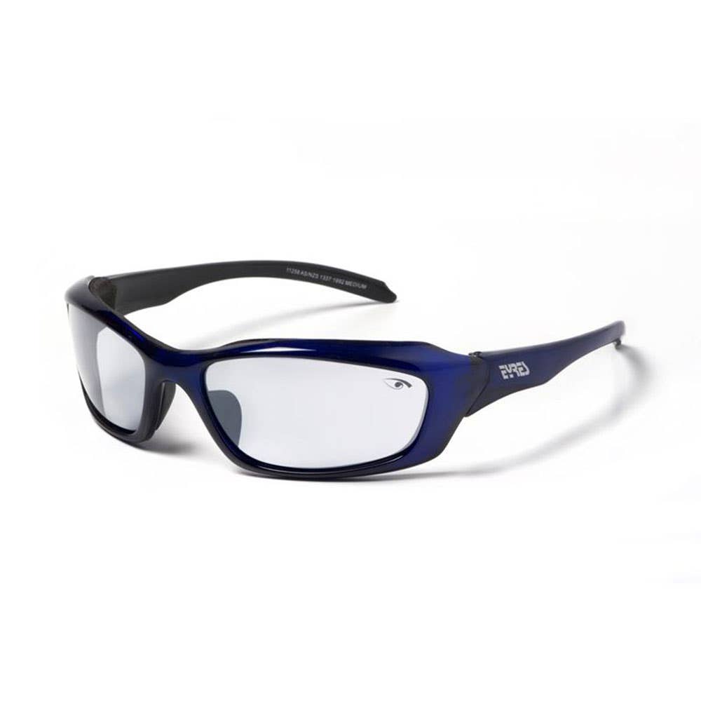 Glasses Clear Lens Crystal Blue Frame Foam Backed Razor Edge Eyres 190965 702WF-R4-CLAF