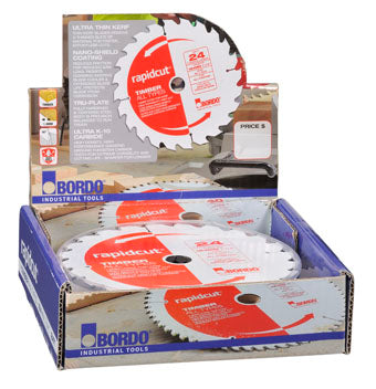 Blade Circular Saw TCT 184 X 20mm 24T Thin Kerf 1.6mm Box 10 40052158 7452-18424T