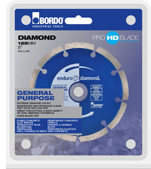 Blade Saw Circular Diamond Segmented 125 X 22.2mm 40052487 7464-125