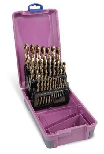 Bit Drill Set Cobalt 29 Piece 1/16''-1/2'' Bordo 92280012 2010-F3