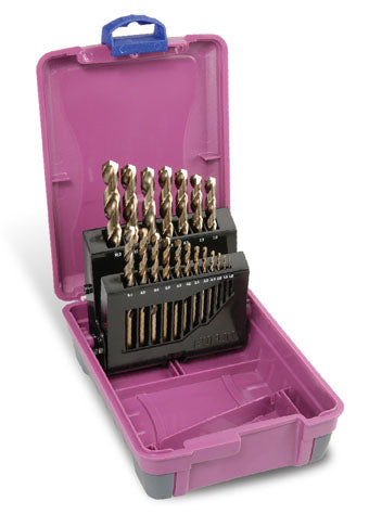 Bit Drill Set Cobalt 19 Piece 1.0-10mm Bordo 60021023 2011-m2