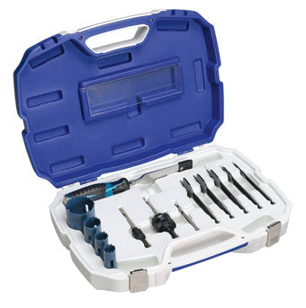 Holesaw Set Bi Metal 4 Piece + Spade 4 Piece Locksmiths Kit 34240003 7010-S5