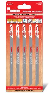 Blade Jigsaw T-Shank Fast Cut 132mm X 4.0T T301DL Pk5 Bordo 40052169 7110-31007