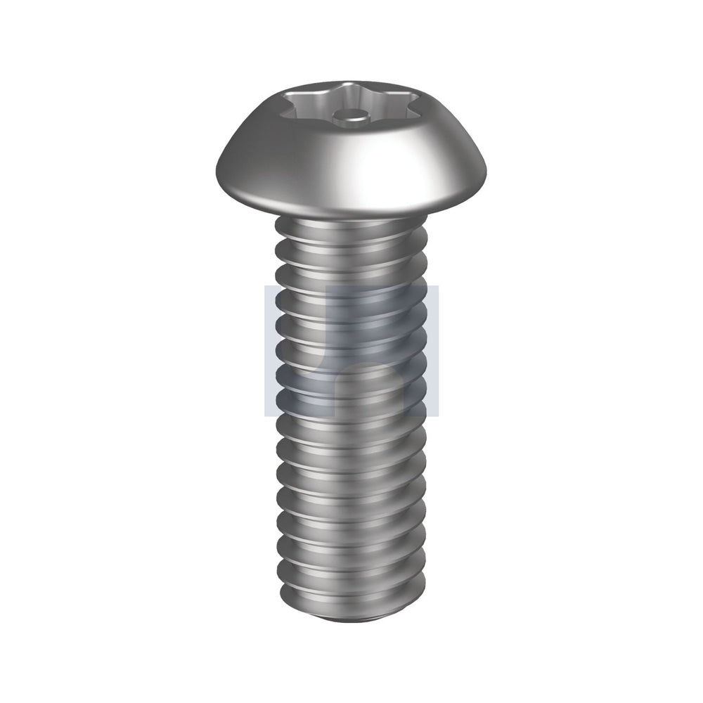 Socket Button Post Torx 304 Stainless Hec Security/A2 M3 16 - Pk 100_40099393_IMS04BTM030016