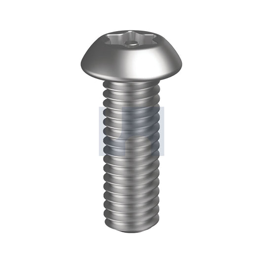 Socket Button Post Torx 304 Stainless Hec Security/A2 M3 16 - Pk 100_40099393_IMS04BTM030016