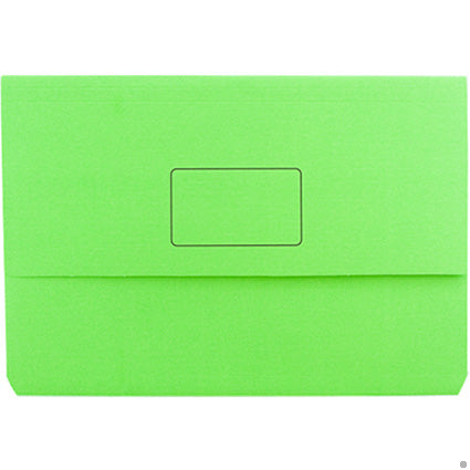 Marbig Document Wallet Slimpick Foolscap Green_39378015_4004004