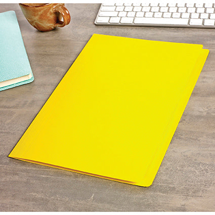 Avery Manilla Folders A4 Coloured Box 100 Yellow_39363129_42125