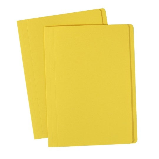 Avery Folders Manilla Foolscap Coloured Box100 Yellow_39366029_42092