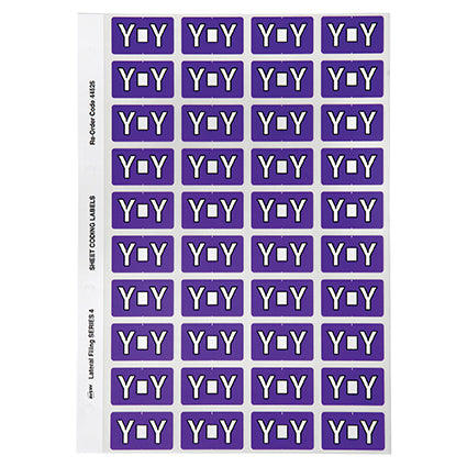 Avery Colour Code Labels 445Xx Side Tab 25X42mm 240 Y_125033400_39751