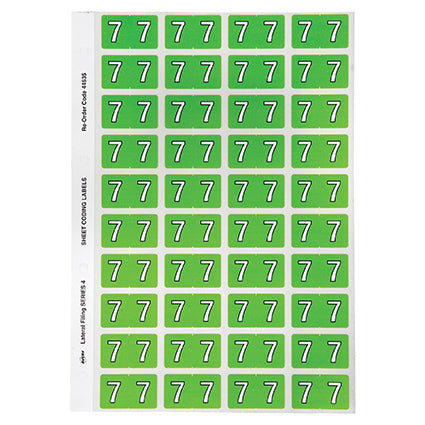 Avery Colour Code Labels 445Xx Side Tab 25X42mm 240 7_125034700_24915