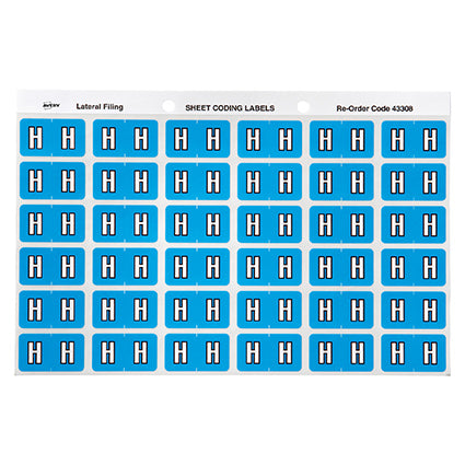 Avery Colour Code Labels 433Xx Side Tab 25X38 180 H_88004064_22308