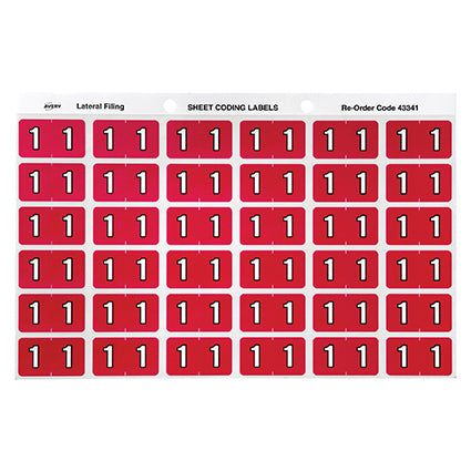 Avery Colour Code Labels 433Xx Side Tab 25X38 180 1_88004084_22286