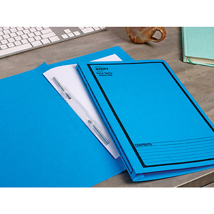 Avery Spiral Spring File Blue Printed (25) 85204_39382004_85204