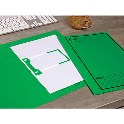 Avery Tubeclip File Foolscap 355x241mm Green With Black Print Pack 20_39382400_20843