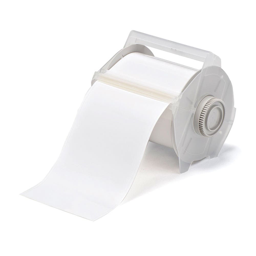 Label White Vinyl 4'' x 100ft 126080 113109