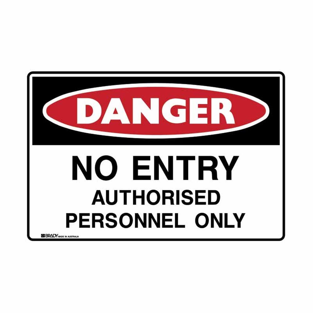 Sign NO ENTRY 127890 872405