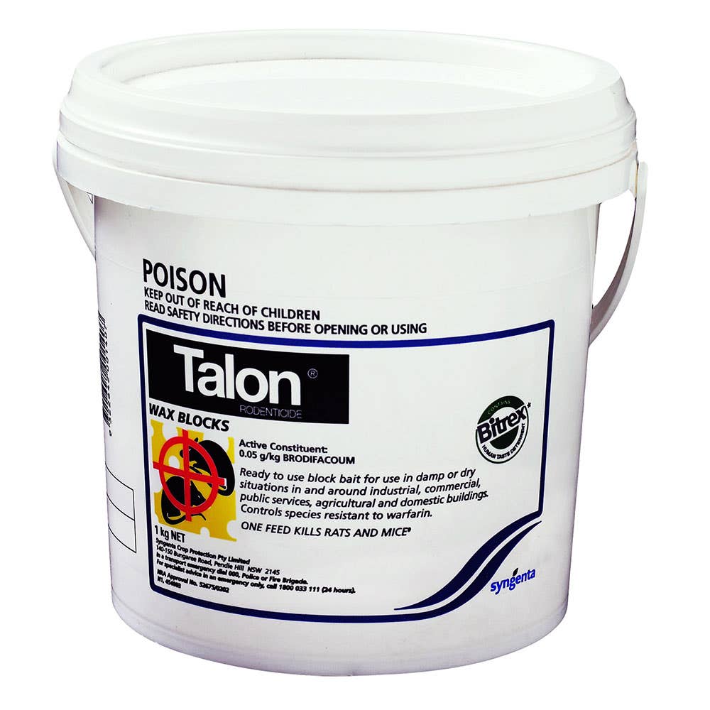 Rat Poison Talon Wax Blocks 1kg Selleys – ATOM