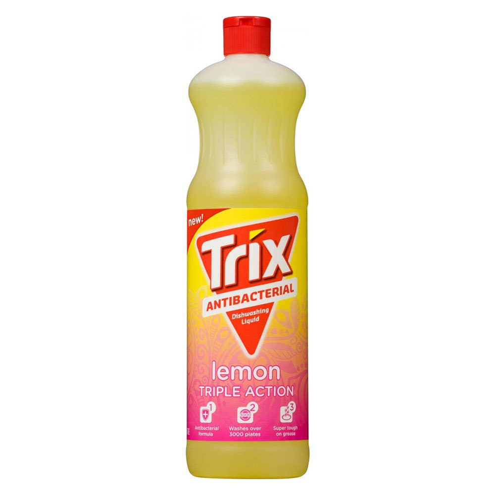 Dish Washing Detergent Lemon Triple Action 1L Trix_1315031_65622
