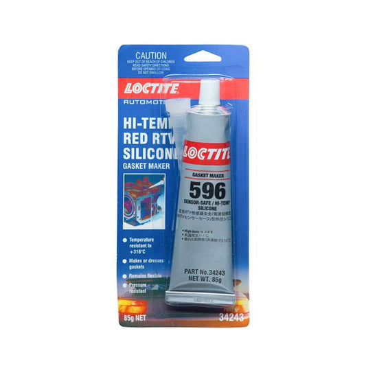 SI 596 Superflex Red RTV High Temp Silicone Sealant 85g 1325031 287421
