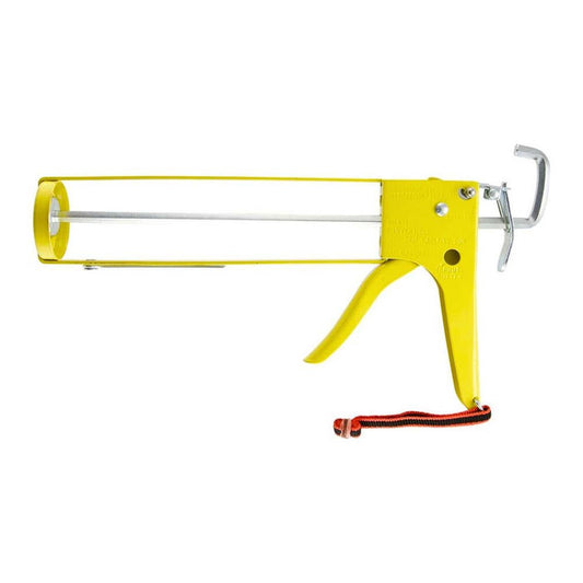 Caulking Gun Skeleton Metal Yellow Dripless 1341005 DR-SH111