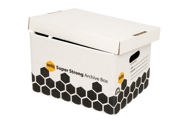 Marbig Archive Box Super Strong 80036 420lx320wx260hmm Pack 12_135010800_80036