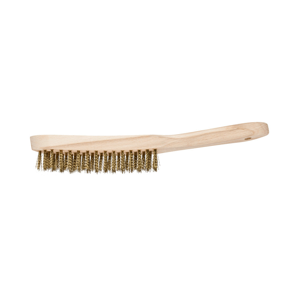 Scratch brush HBU 3 rows brass wire dia. 0.30 suitable for general use_40108186_43672002