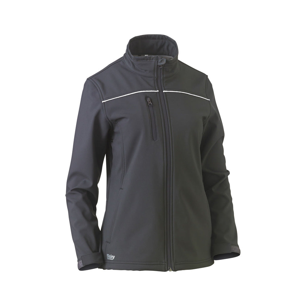 Jacket Womens Soft Shell Bisley 8 Charcoal BJL6060_BCCG8_40021931_BJL6060_BCCG8