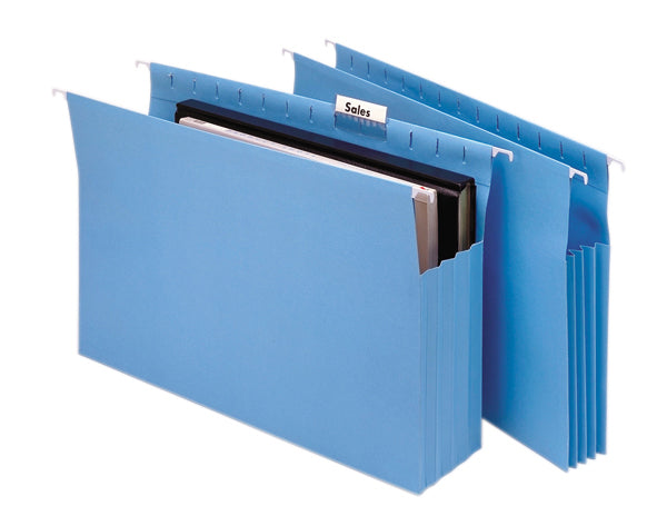 Marbig Expanding Suspension Files Foolscap Blue Pack 20_39399304_8300001