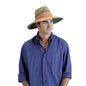 Hat Straw Orange Band Green Underside 59cm Large_140936_EHC100L