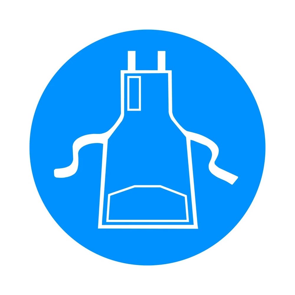 Sticker Sfatey Apron Pictogram Disc 200mm_436763_140RLA