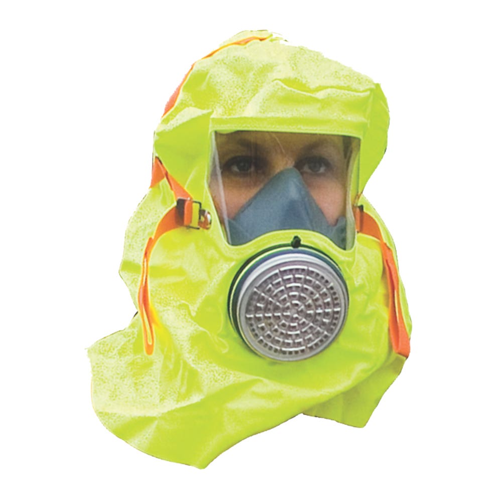Smoke Hood S-Cap Hi-Vis Yellow 10064644 MSA 141551 10064644