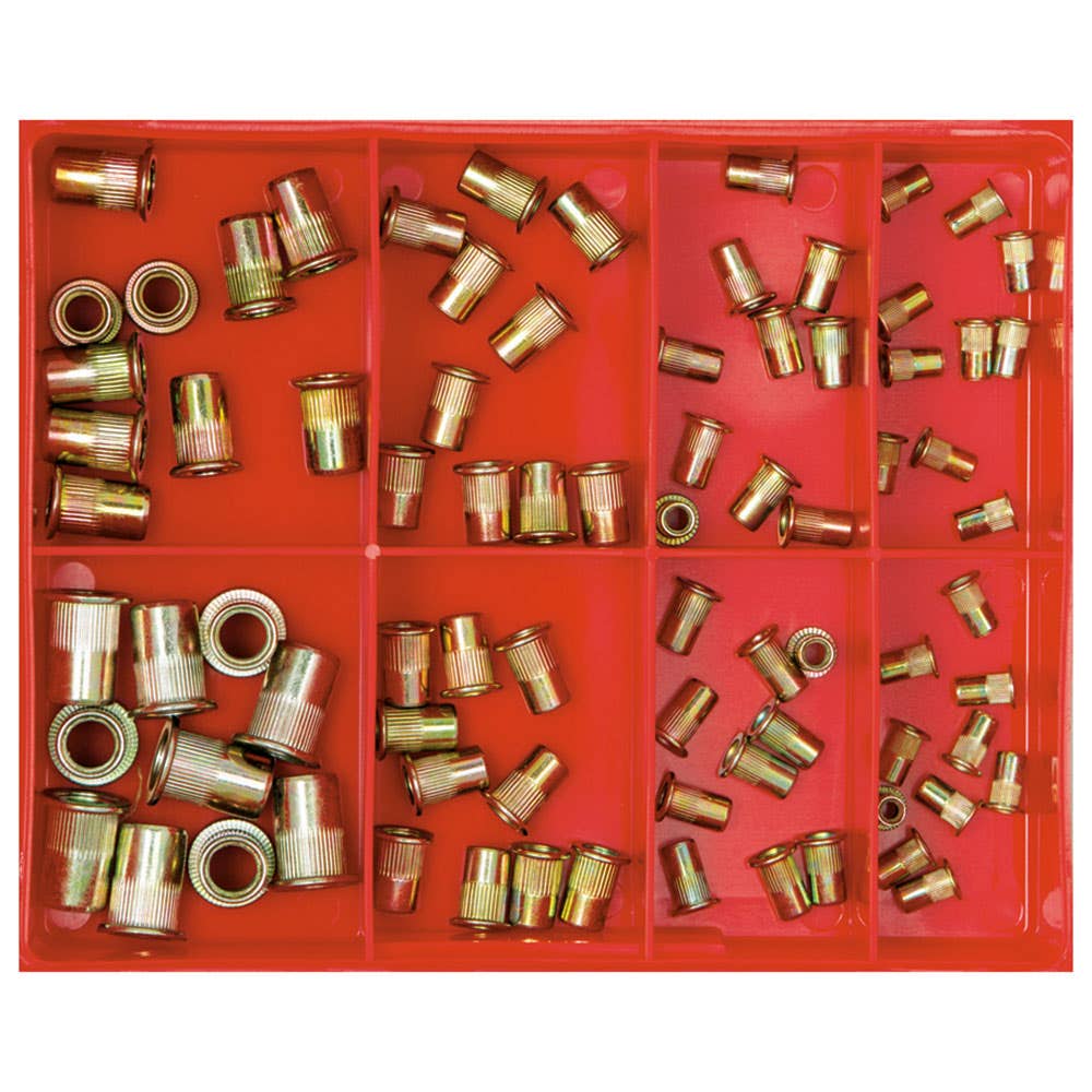 Grab Kit Rivet Nut Rivet Insert 4-10mm 5 Sizes 80 Units 141582 CA505