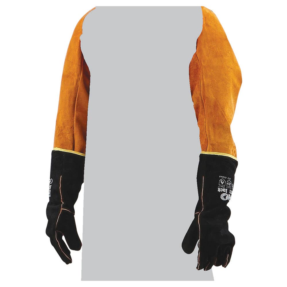Prochoice Chrome Leather Welders Sleeves With Straps 1439003 WS