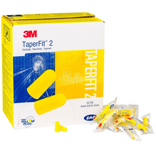 E-A-R&trade; TaperFit&trade; II Uncorded Earplugs Class 5 Yellow Regular 200 Pairs_143951_7000002310