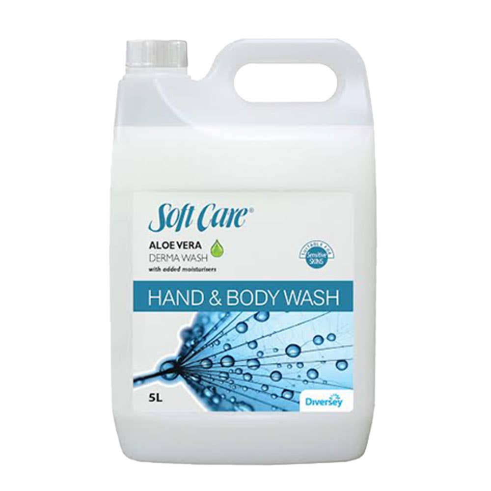 Hand & Body Wash Soft Care Aloe Vera Derma Wash 5L Diversey 144735 4493543