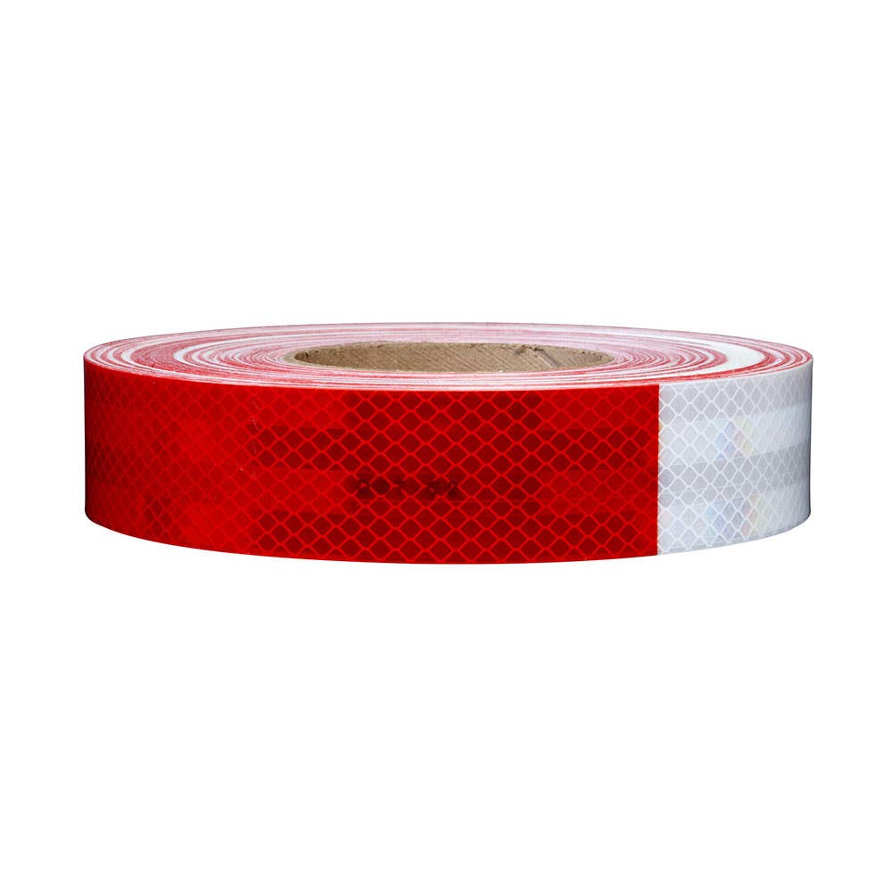 Tape Reflective Red/White 50mm x 46m Diamond 3M 145664 7100008183