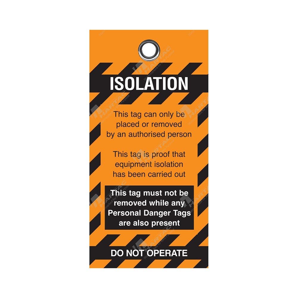 Tag ISOLATION Poly Orange/Black 75mm x 160mm Pk 100_145706_MAX-TPT-07