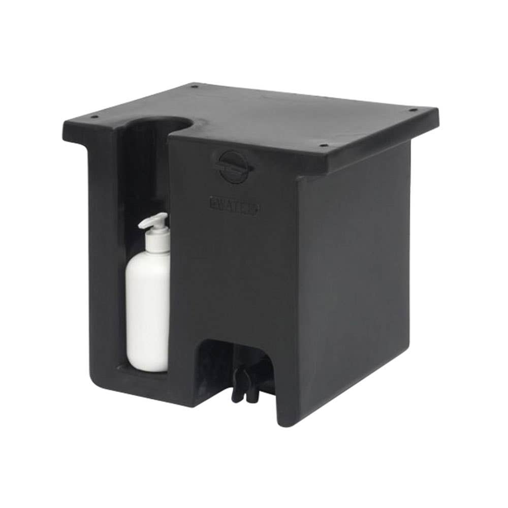 Tank Water Square 15L Under Vehicle Tray Black With Dispenser 146327 15L