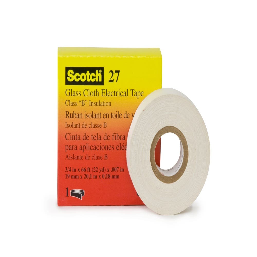 Tape Glass Cloth Electrical 12mm X 20m Scotch 27 3M_146984_7000005814