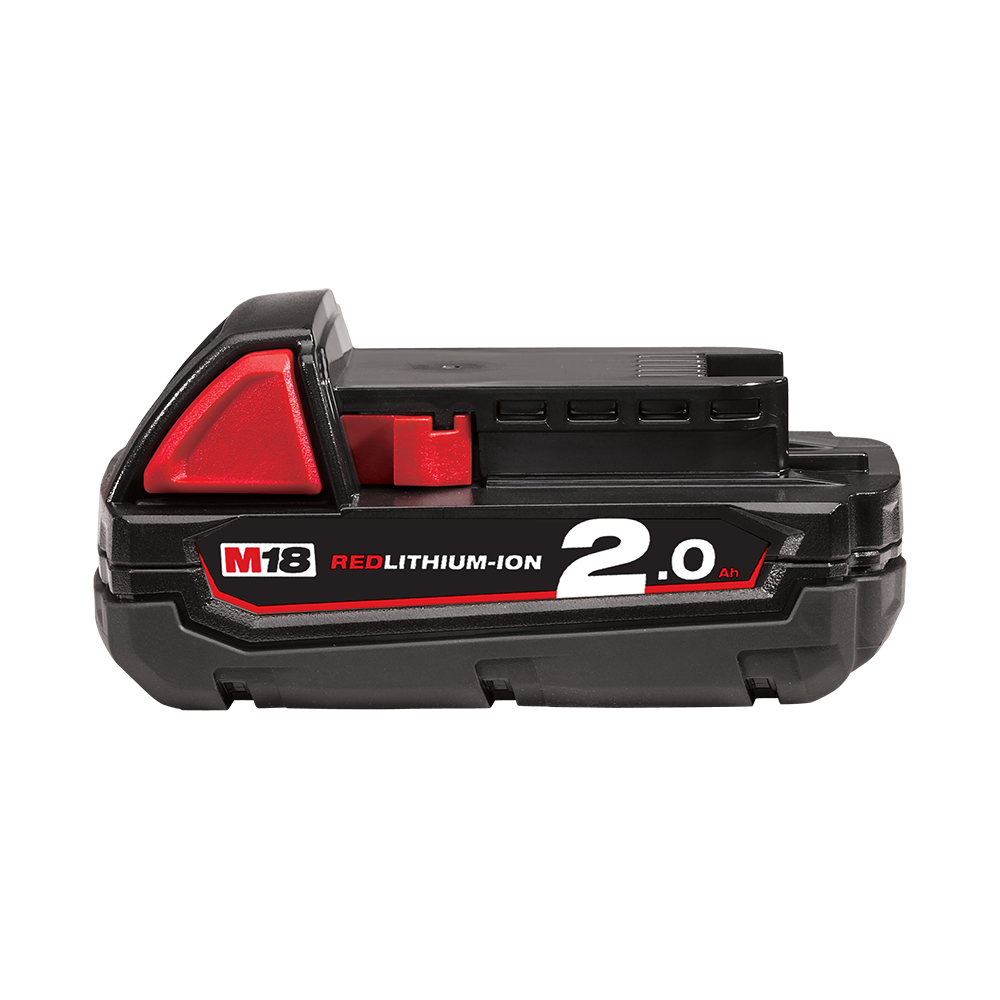 Battery 18V 2.0ah Extended Capacity Red Lithium Milwaukee 148974 M18B2