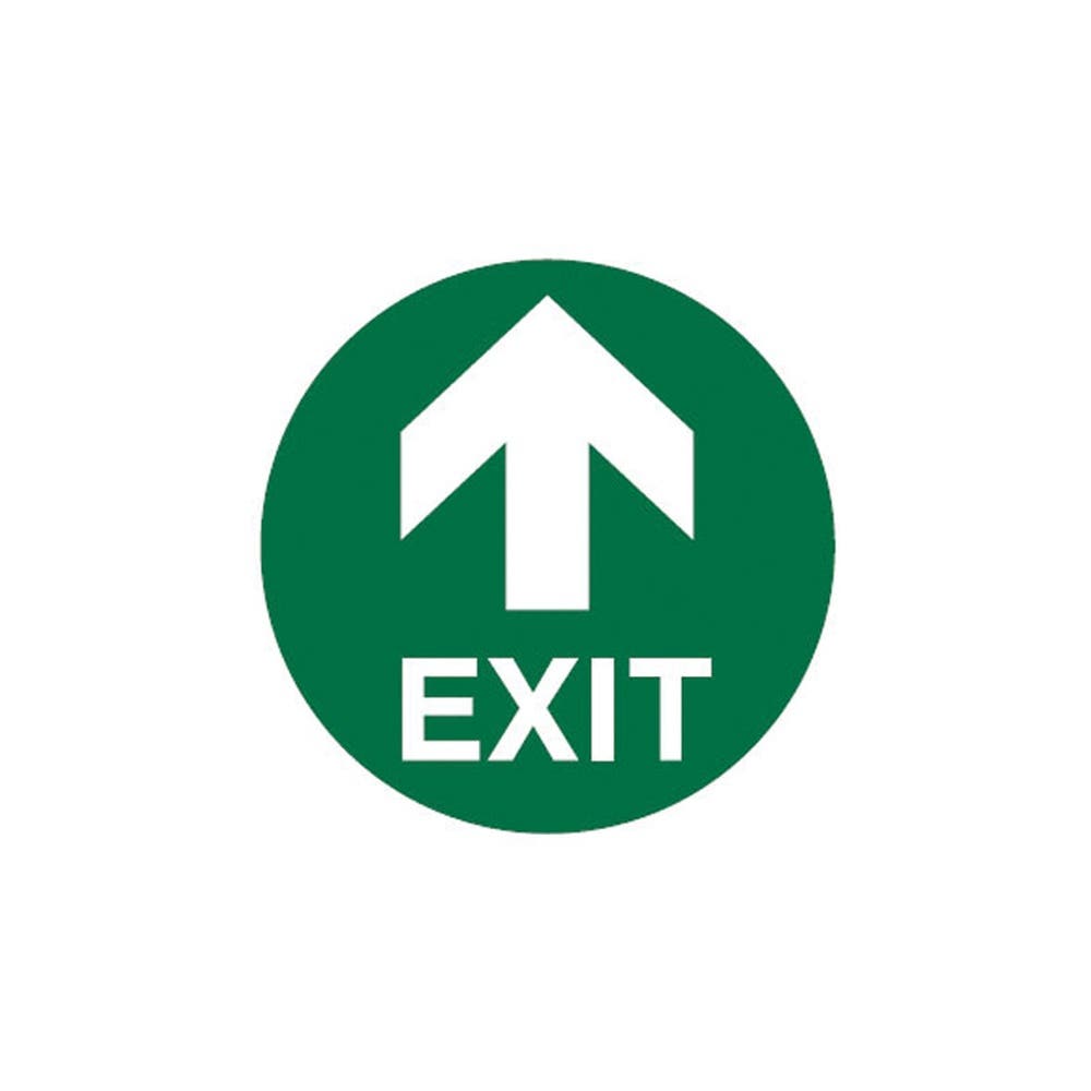 Sign EXIT + Arrow Up Luminated Stand 440x180mm 148981 842092