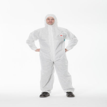 4520 Type 5/6 Protective Coveralls White/Green_4520