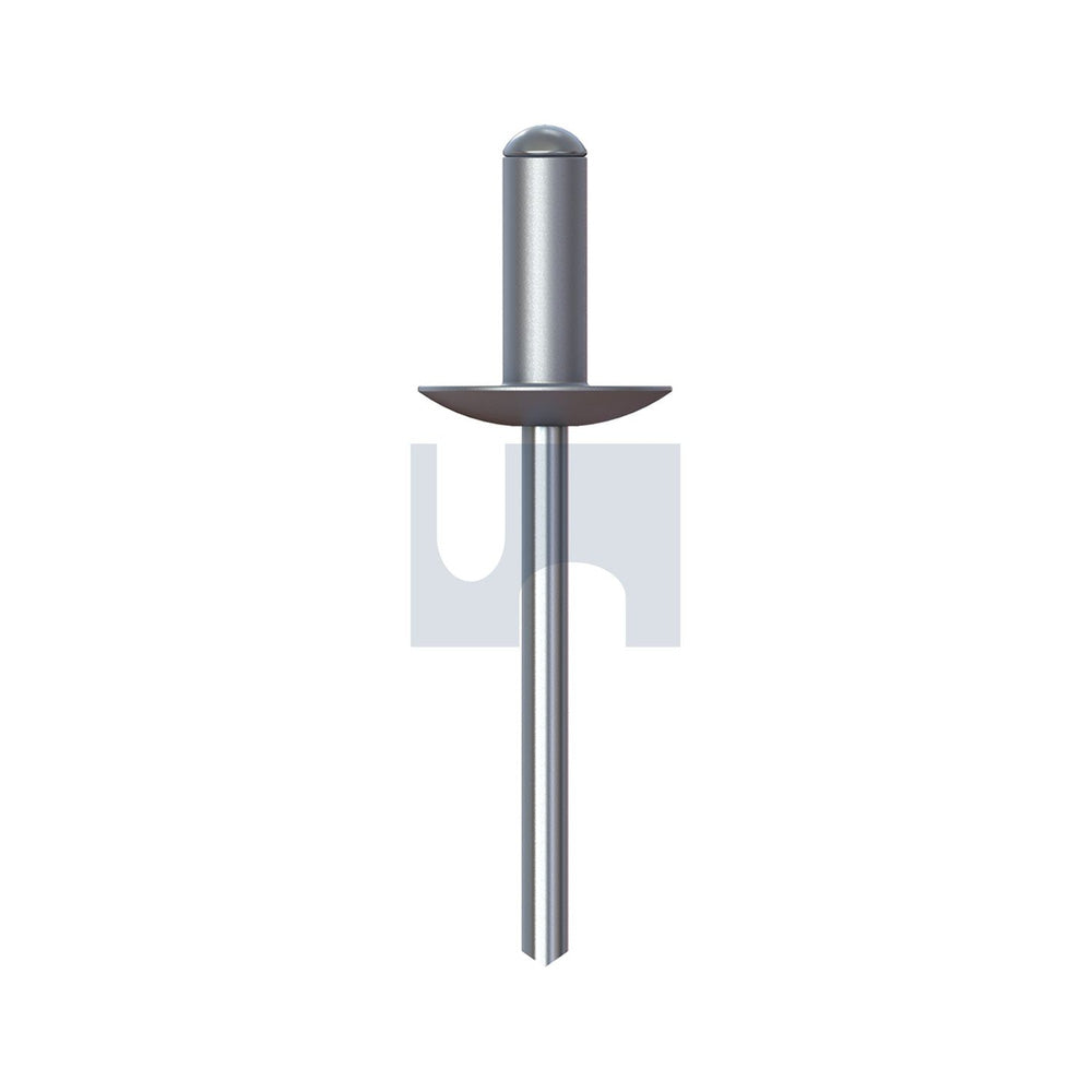 Rivet Dome Hd Large Flange 304 SS 73-304Stst - SS #66 - Pk 500_40094024_R0473LLL606