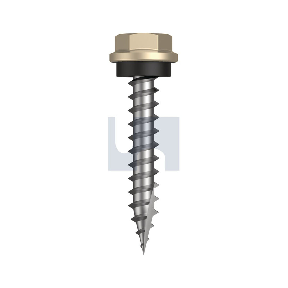 Type 17 Hex Head + Washer Paperbark - Cl4 As3566 #10-12 30 - Pk 1000_40096417_FSTPAW4SH1012030