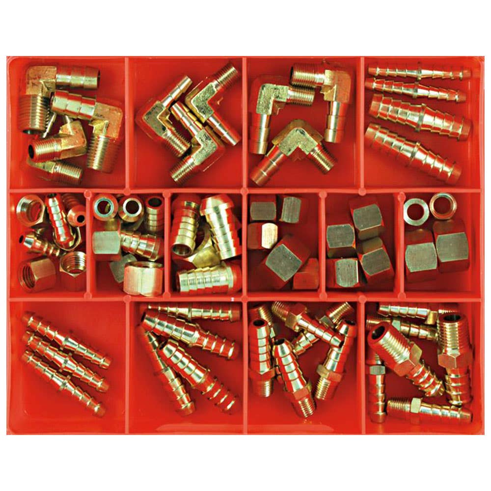 Brass Fittings Grab Kit Airline 20 Types 59 Pieces CA70 Champion Fasteners 1601007 CA70