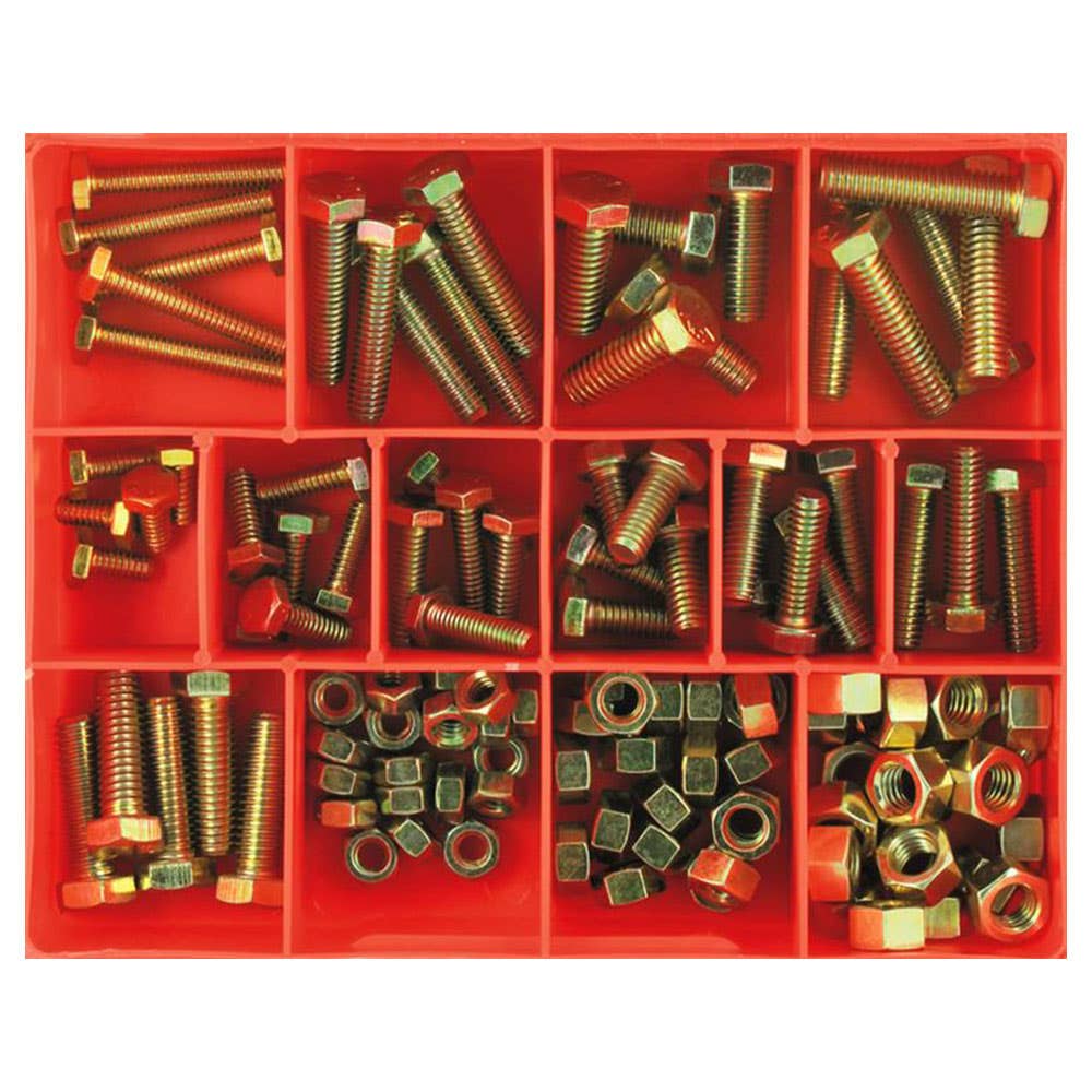 Grab Kit Screw Set + Nut UNC 11 Sizes 1/4-3/8'' 113 Piece 1604001 CA125