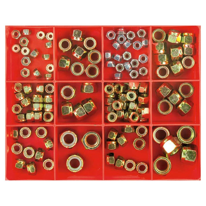 Grab Kit Nut Nylon Insert Lock UNC/UNF 12 Sizes 131 Piece – ATOM